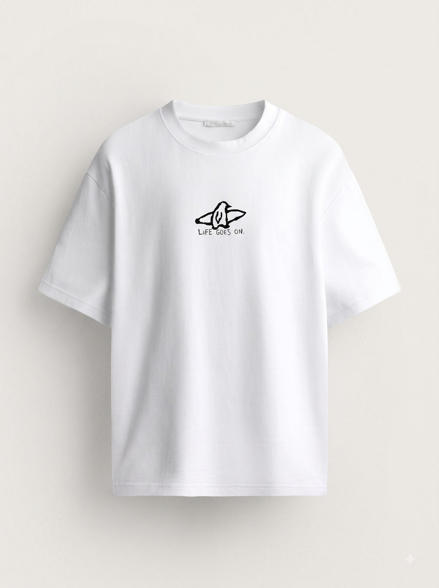 Life Goes On Oversized T-Shirt